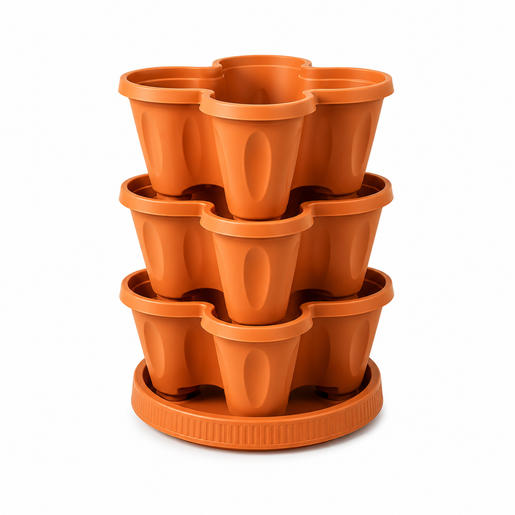 Maceta Mini Modular de 3 Niveles