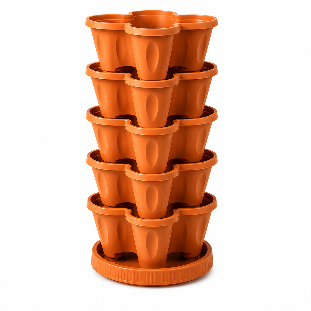 Maceta Modular Trébol - Ahorro de Espacio y Jardín Vertical